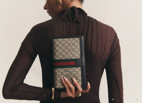 Gucci Clutch GG Navy Monogram Canvas