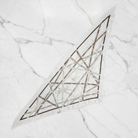 Hermès Triangle Scarf – Ribbon Motif in Neutrals