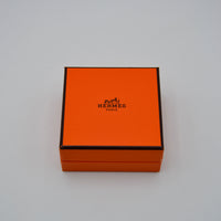 Bracelet Hermès émail blanc motif calèche
