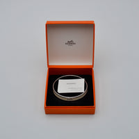 Bracelet Hermès émail blanc motif calèche