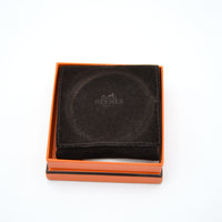 Bracelet Hermès émail large noir & blanc « Hermès Paris »