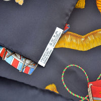 Hermès carré de soie Les Tambours