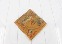 Vintage Salvatore Ferragamo Silk Bandana– Exotic Animal Print