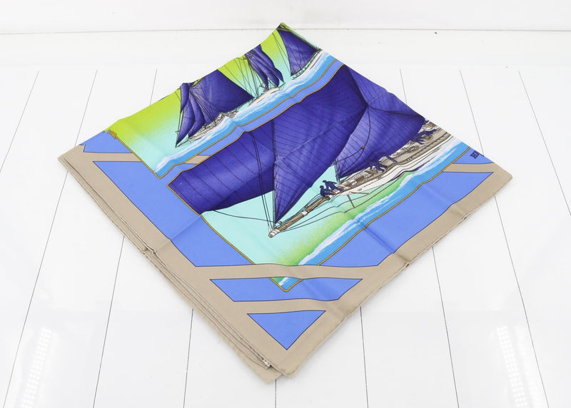 Hermès Carré “Rafales” Silk Scarf