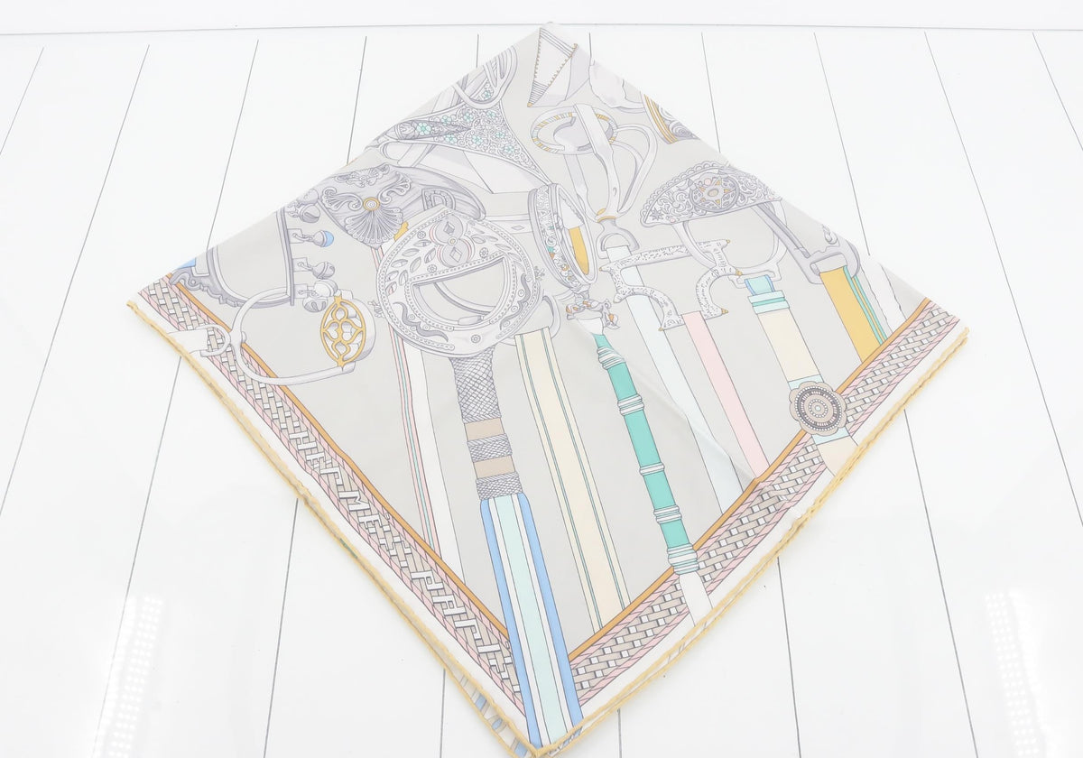 Hermès Vintage Silk Scarf - L'instruction du Roy