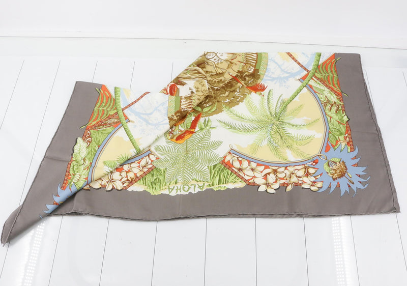 Vintage Hermès Silk Scarf - Aloha