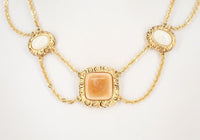Vintage Givenchy Gold-Plated Baroque Necklace