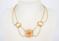 Vintage Givenchy Gold-Plated Baroque Necklace