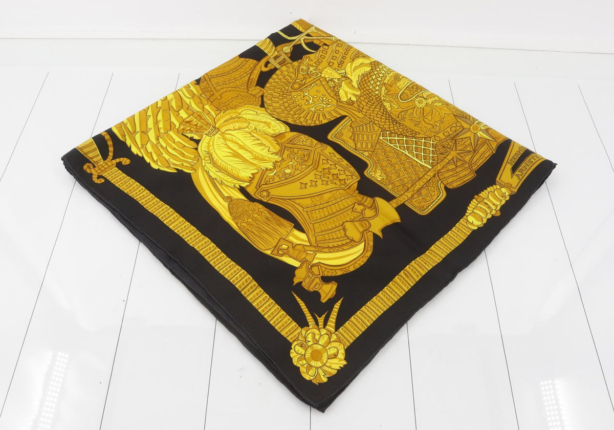 Hermès Silk Scarf – Armettes en Panache
