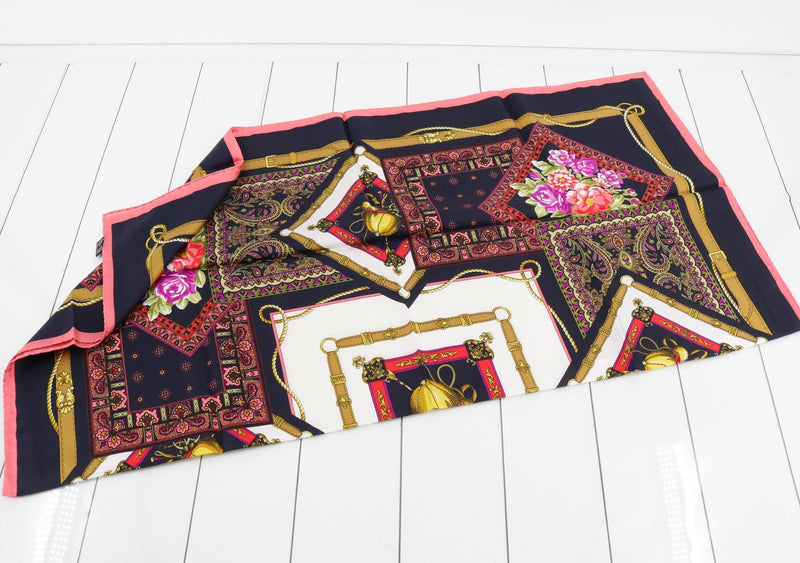 Courrèges Vintage Silk Scarf