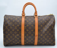 Keepall 45 Louis Vuitton en toile Monogram – Vintage