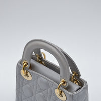 Lady Dior Mini Cannage Cuir