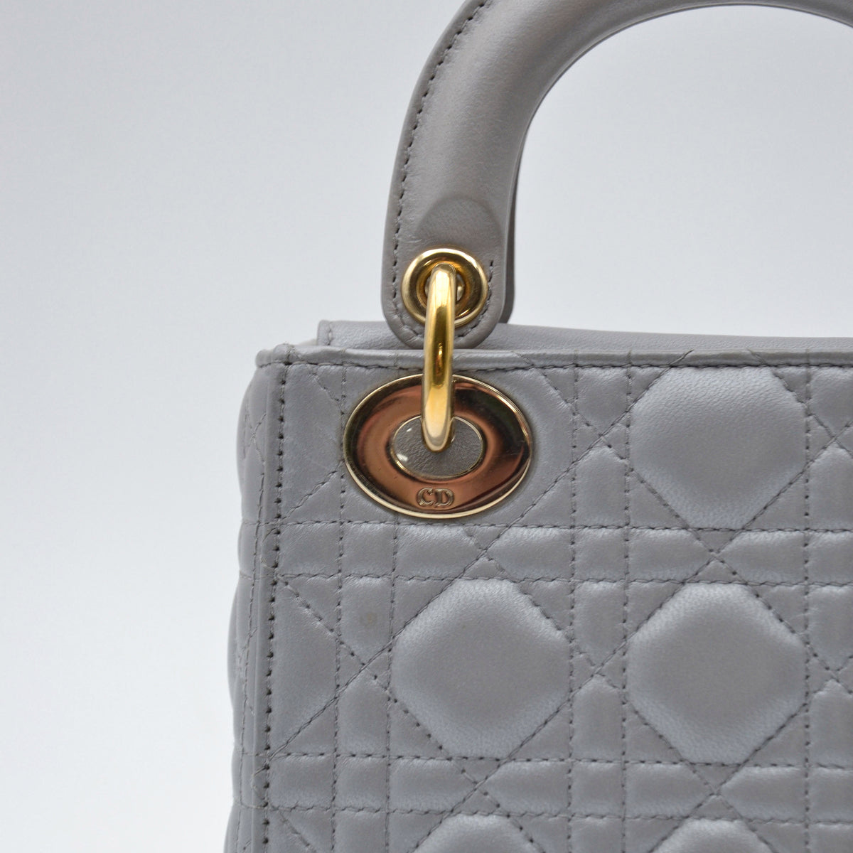 Lady Dior Mini Cannage Cuir