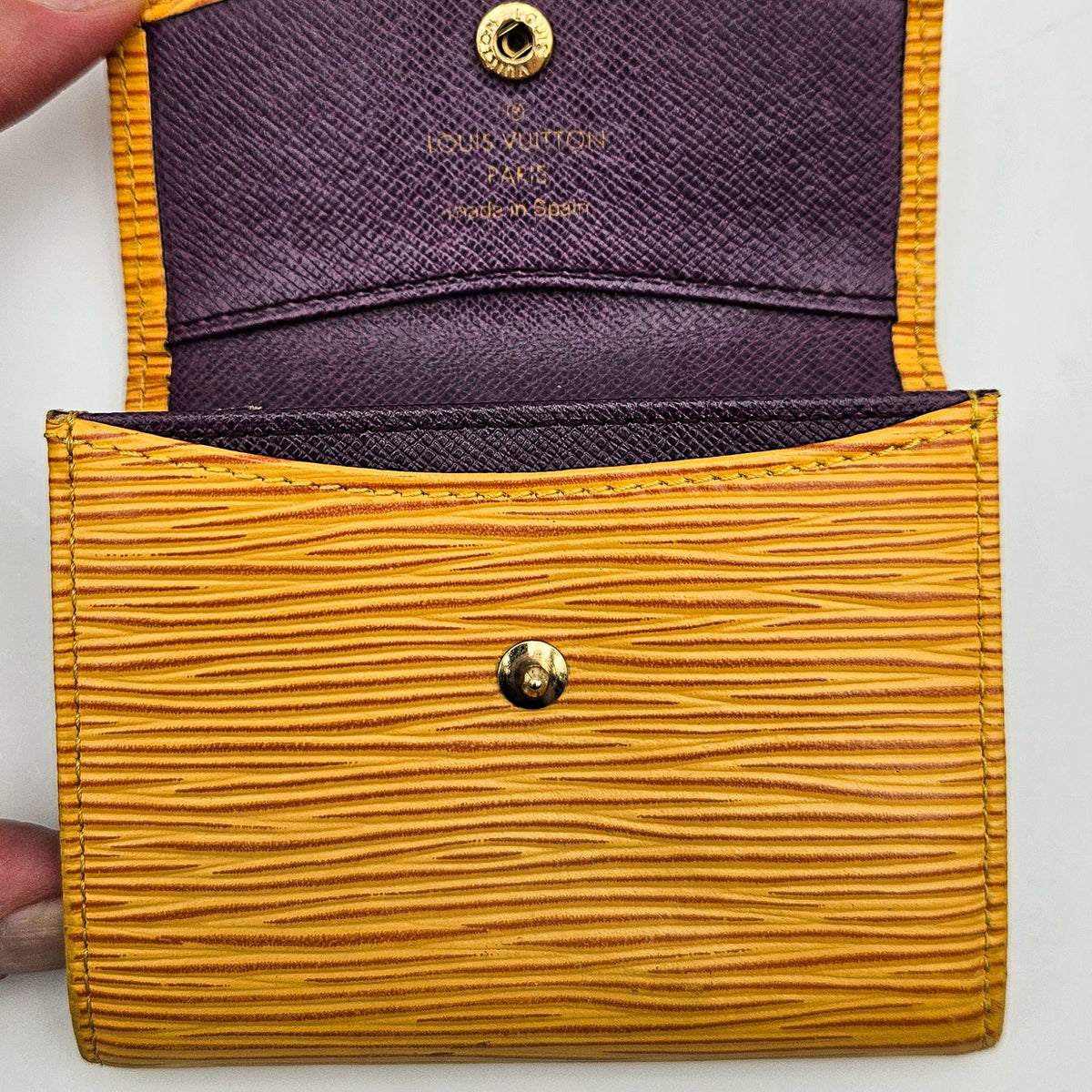 Louis Vuitton Porte-Carte Cuir Épi
