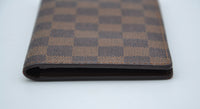 Portefeuille Louis Vuitton En Toile Enduite Damier Ebene