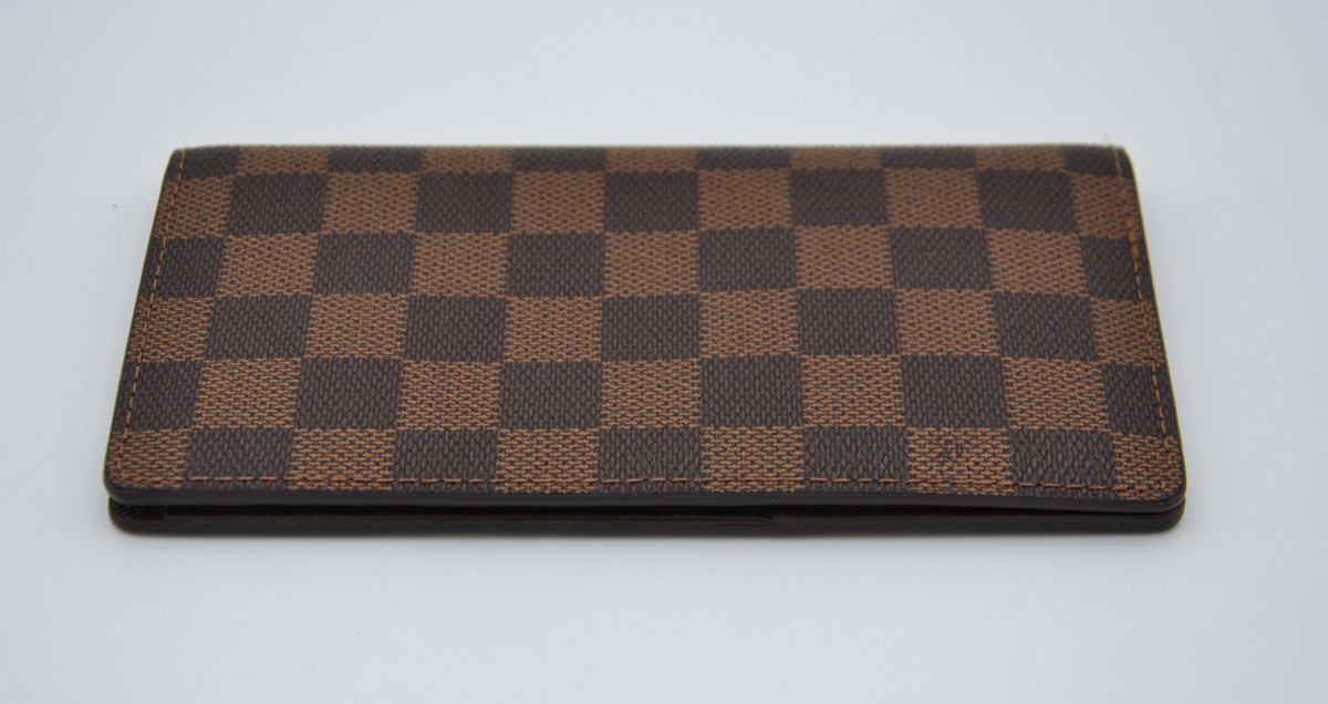 Portefeuille Louis Vuitton En Toile Enduite Damier Ebene