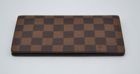 Portefeuille Louis Vuitton En Toile Enduite Damier Ebene