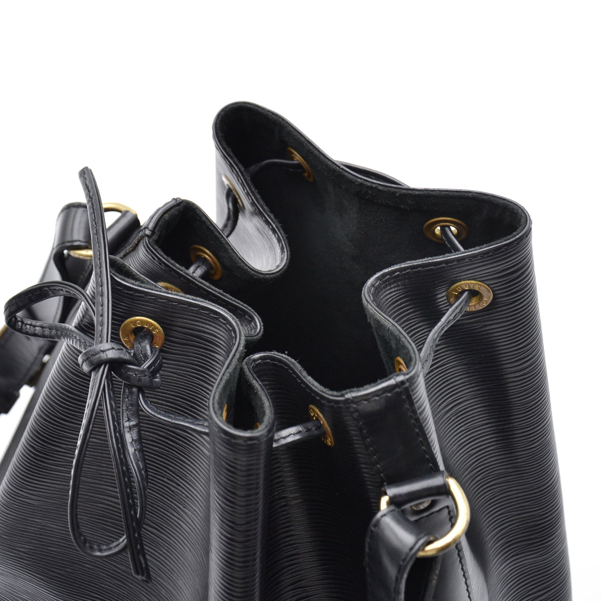 Noé MM cuir Épi noir