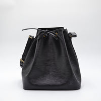 Noé MM cuir Épi noir