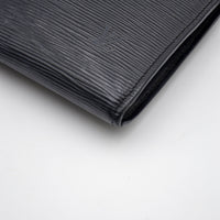Pochette Louis Vuitton Accessoires cuir Épi noir