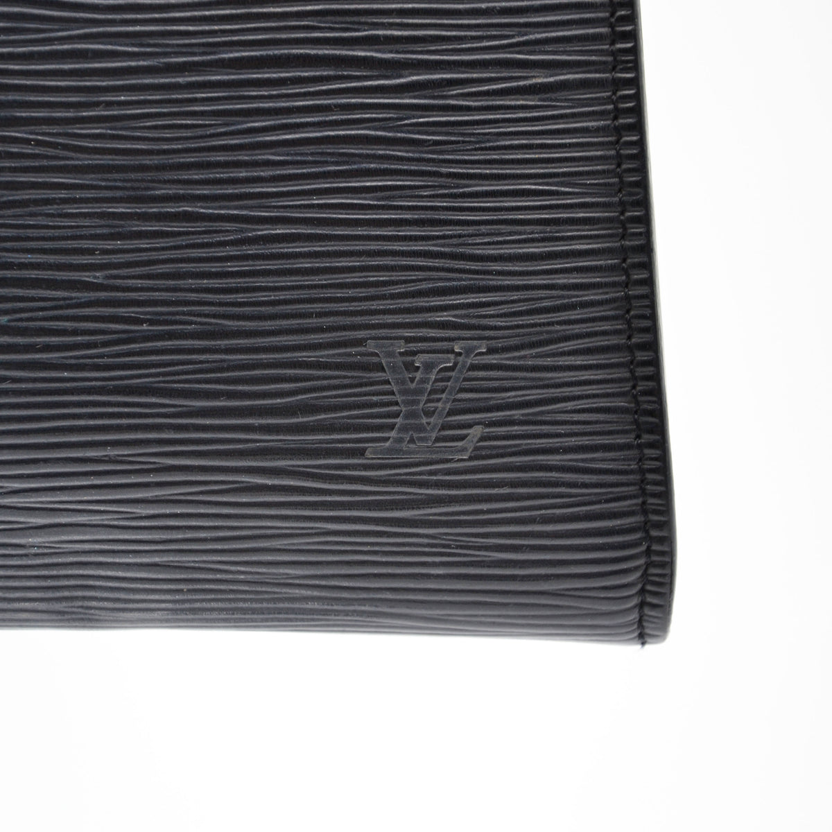 Pochette Louis Vuitton Accessoires cuir Épi noir