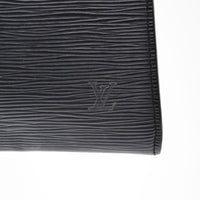 Pochette Louis Vuitton Accessoires cuir Épi noir