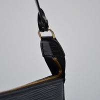 Pochette Louis Vuitton Accessoires cuir Épi noir