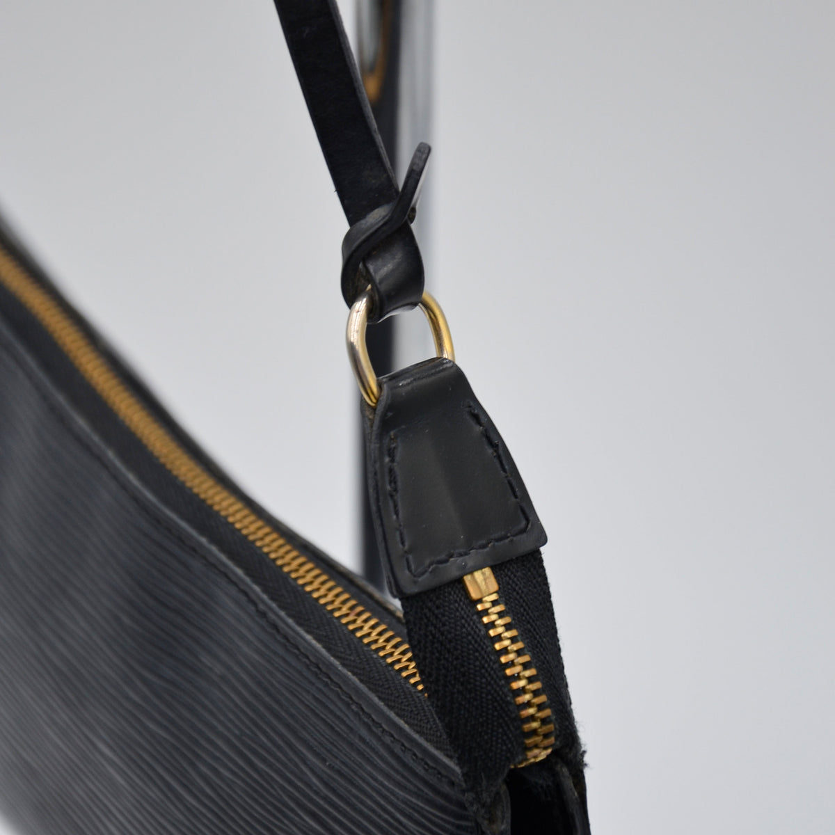 Pochette Louis Vuitton Accessoires cuir Épi noir