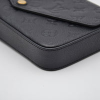 Louis Vuitton Pochette Félicie Empreinte Noir