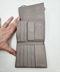 Portefeuille Louis Vuitton Trifold Cuir Épi Lilas