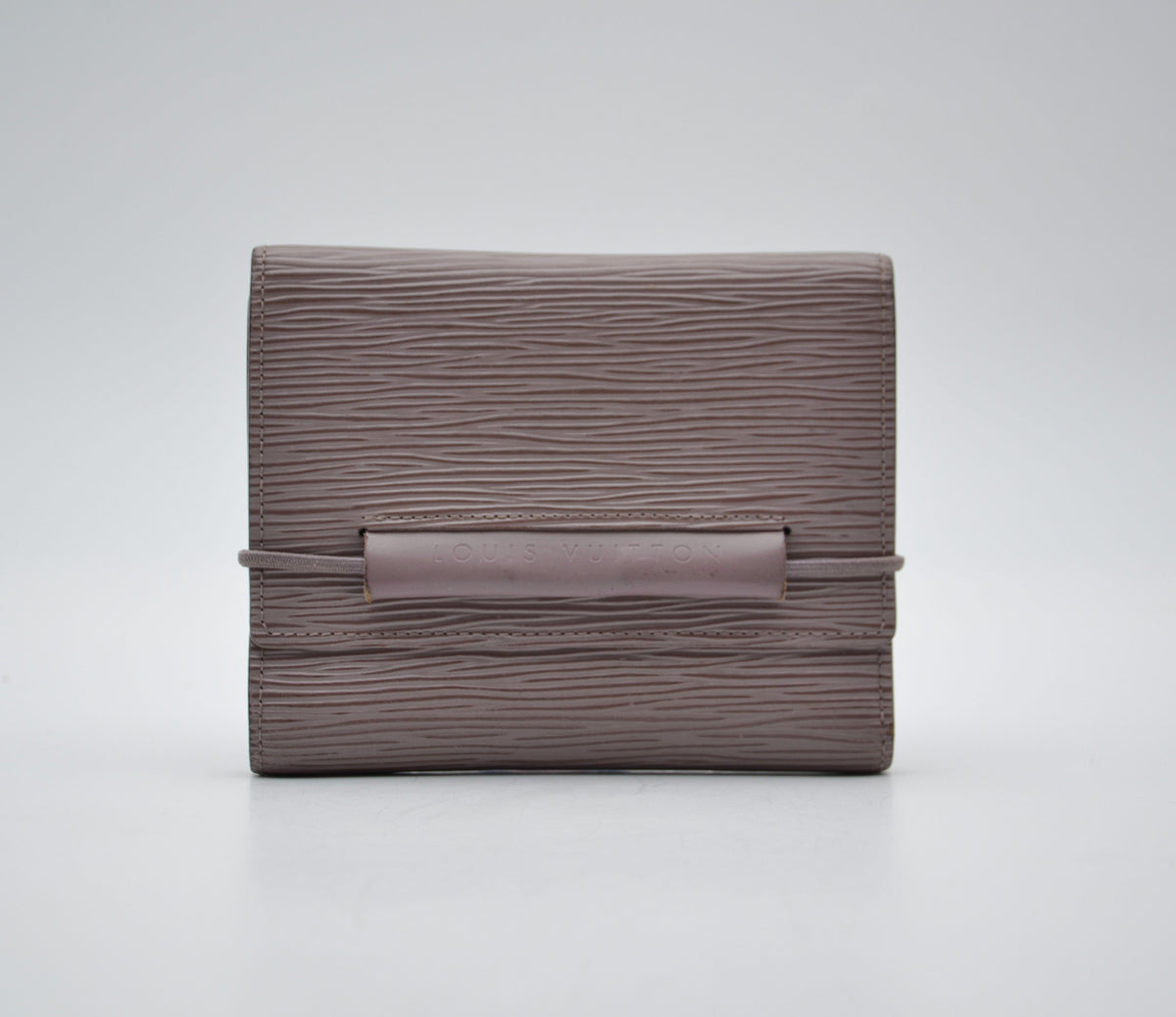 Portefeuille Louis Vuitton Trifold Cuir Épi Lilas