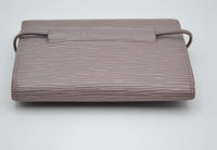 Portefeuille Louis Vuitton Trifold Cuir Épi Lilas