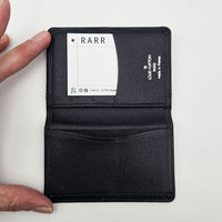 Porte-Cartes Louis Vuitton Cuir Épi Noir Unisexe