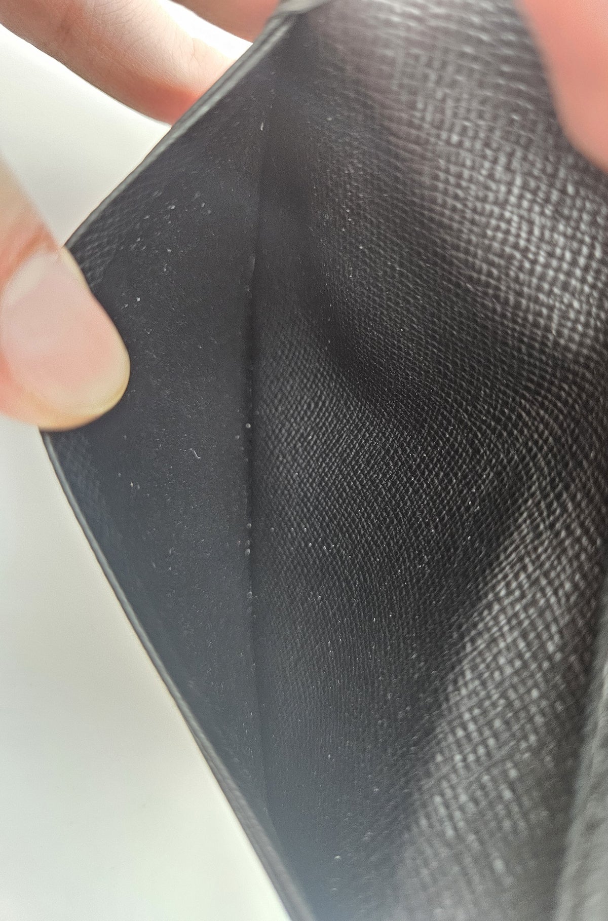 Porte-Cartes Louis Vuitton Cuir Épi Noir Unisexe