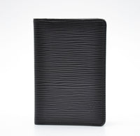 Porte-Cartes Louis Vuitton Cuir Épi Noir Unisexe