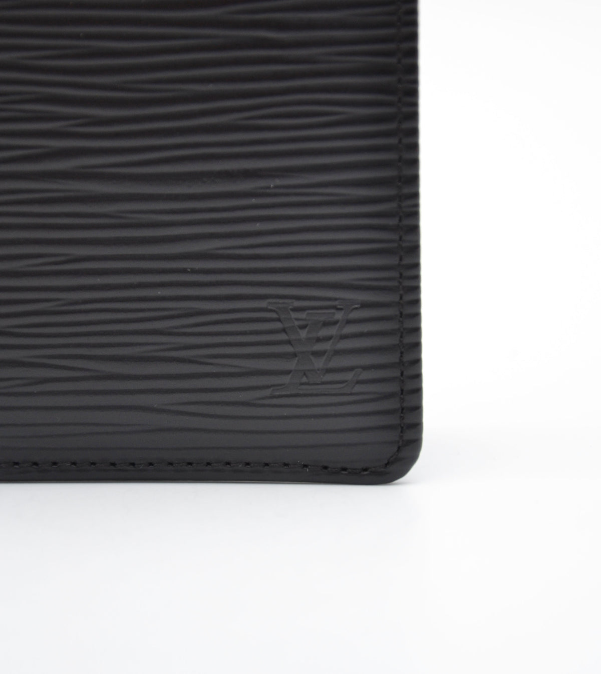 Porte-Cartes Louis Vuitton Cuir Épi Noir Unisexe