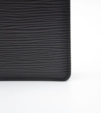 Porte-Cartes Louis Vuitton Cuir Épi Noir Unisexe