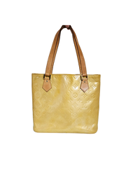 Louis Vuitton Houston Yellow Patent Leather Bag
