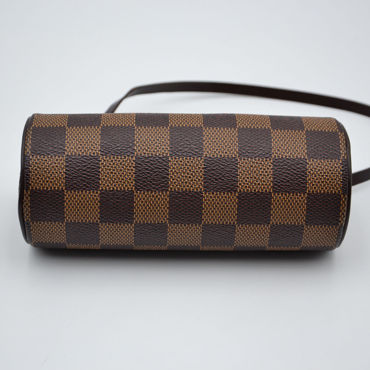 Pochette Louis Vuitton Papillon Toile Damier Ébène