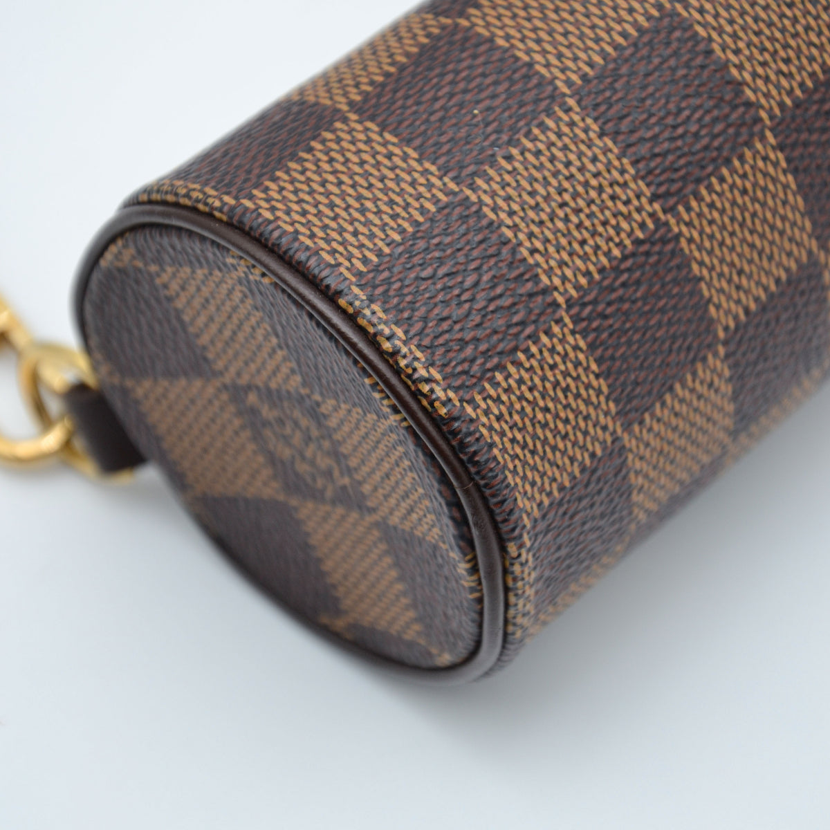 Pochette Louis Vuitton Papillon Toile Damier Ébène