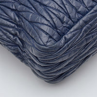Miu Miu Coffer Cuir d'Agneau Bleu Marine