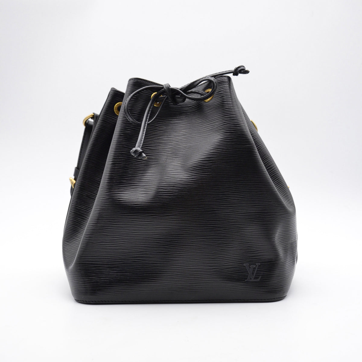 Louis Vuitton Noé moyen modèle cuir Épi noir
