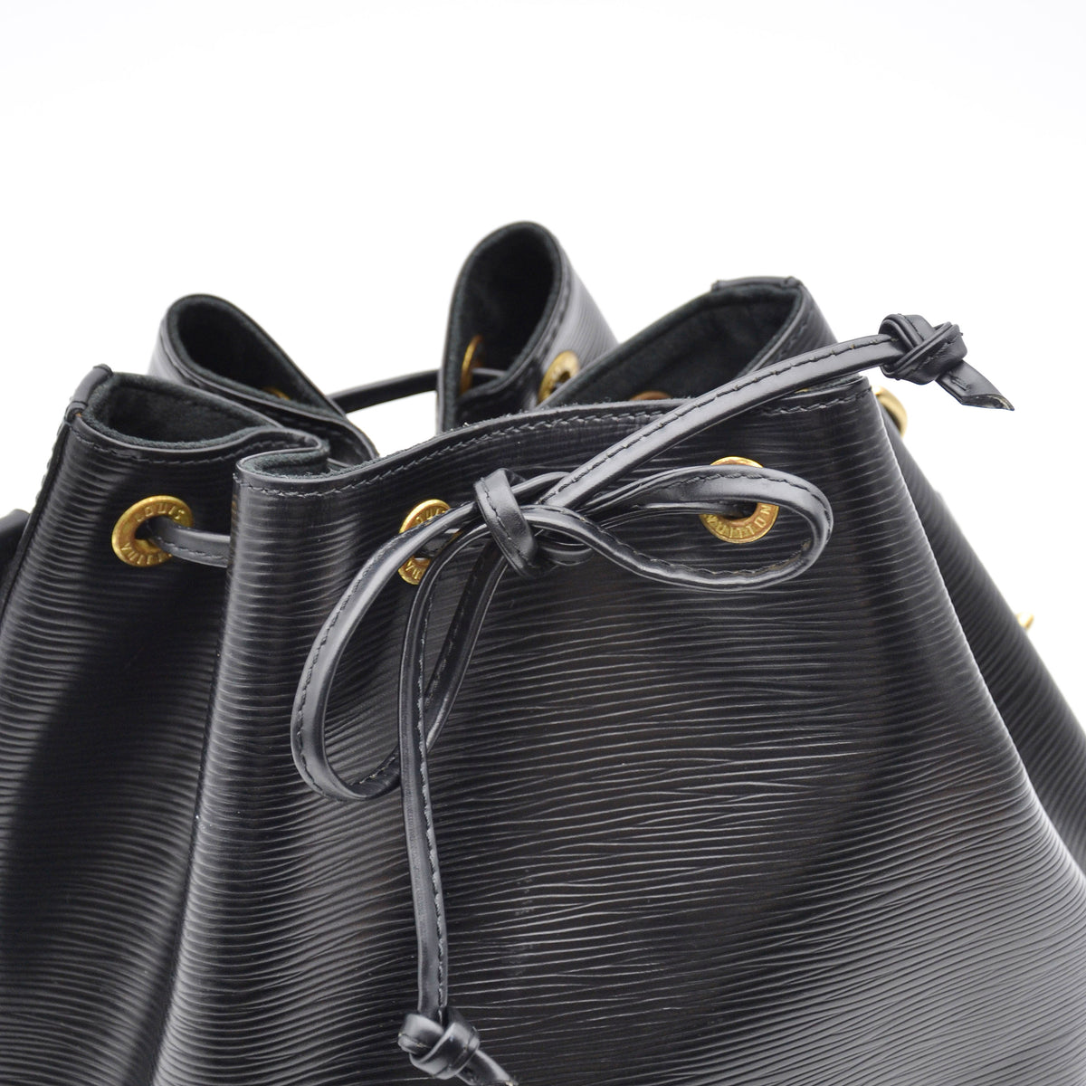 Louis Vuitton Noé moyen modèle cuir Épi noir