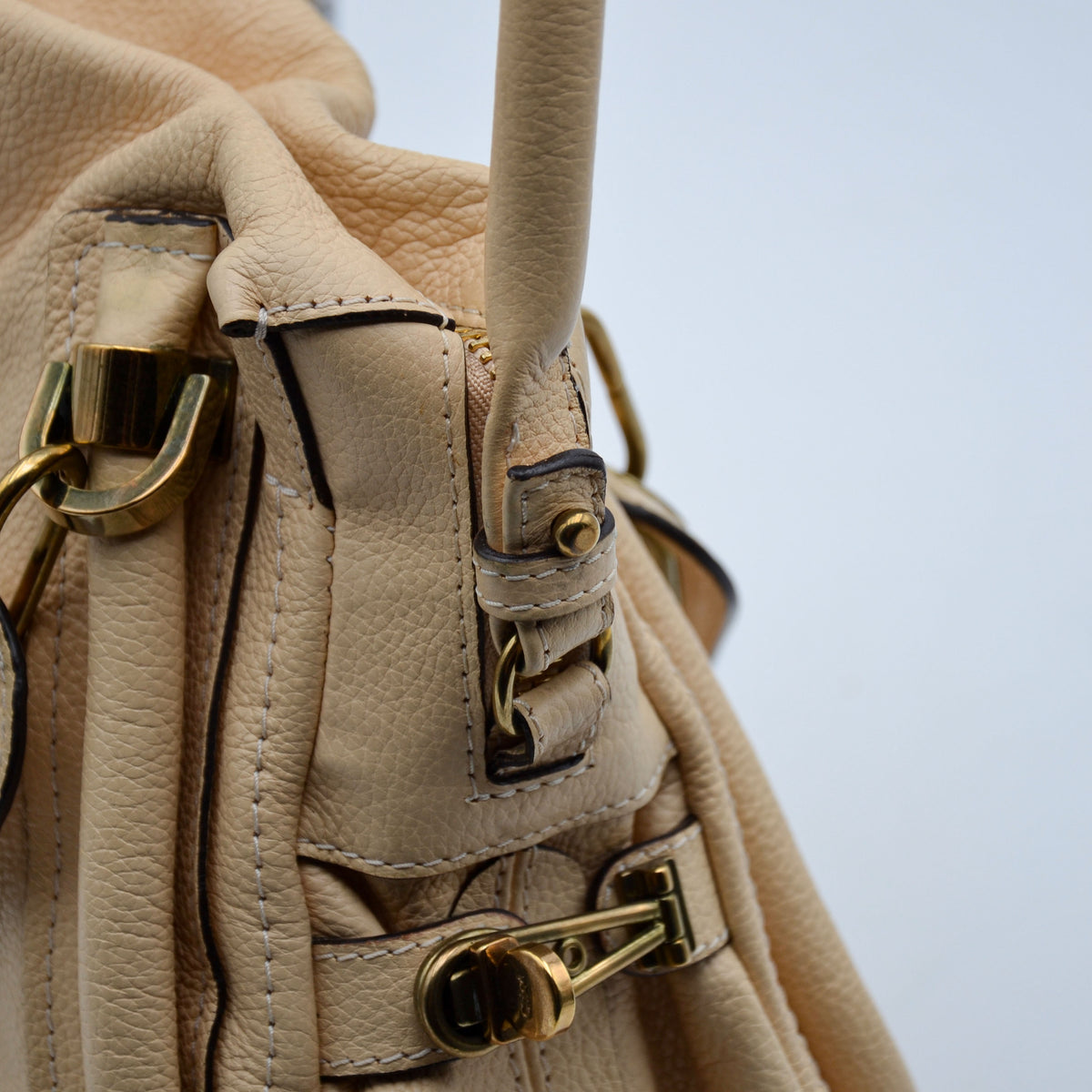 Chloé Paraty Vanille Cuir Grainé