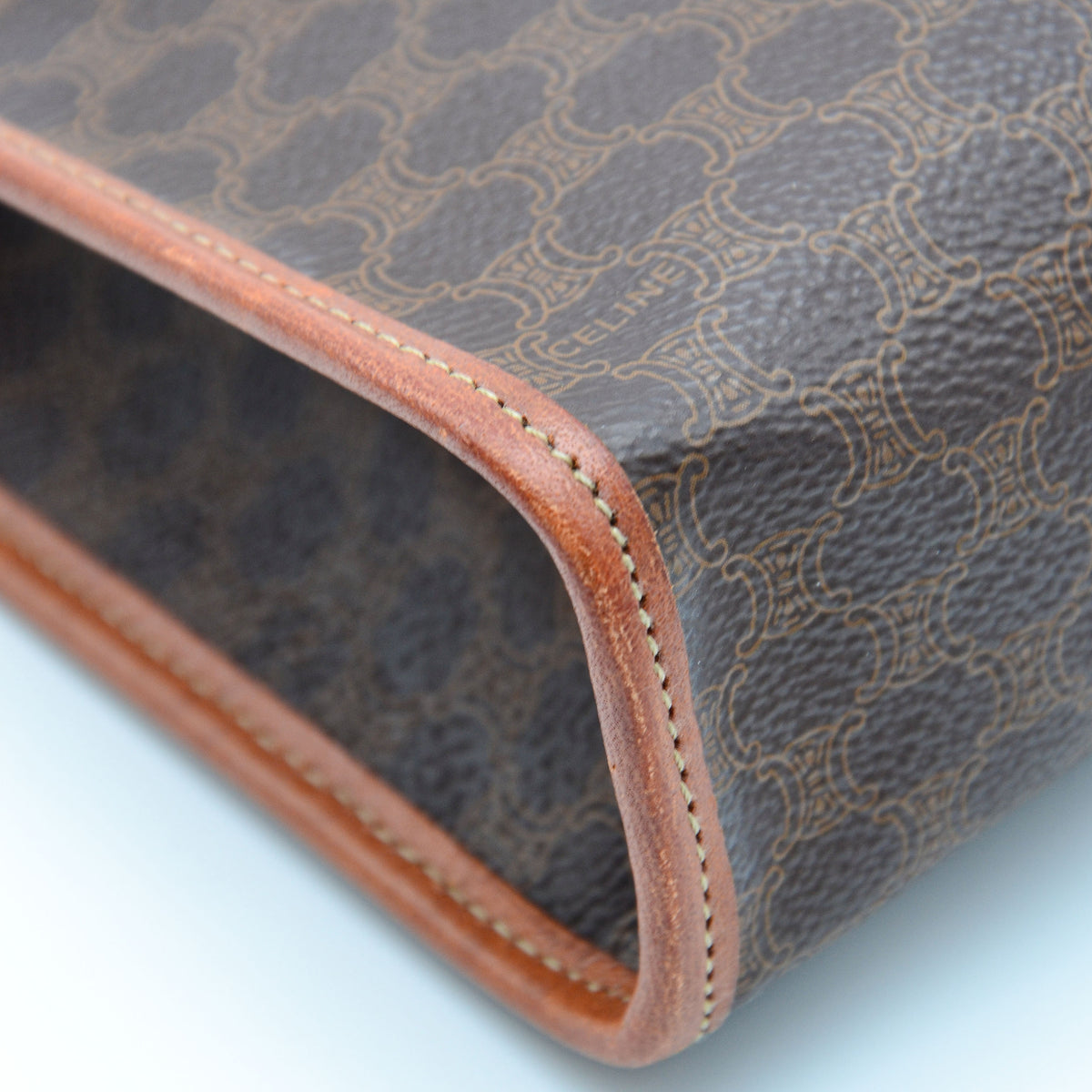 Céline Pochette Vintage Macadam marron
