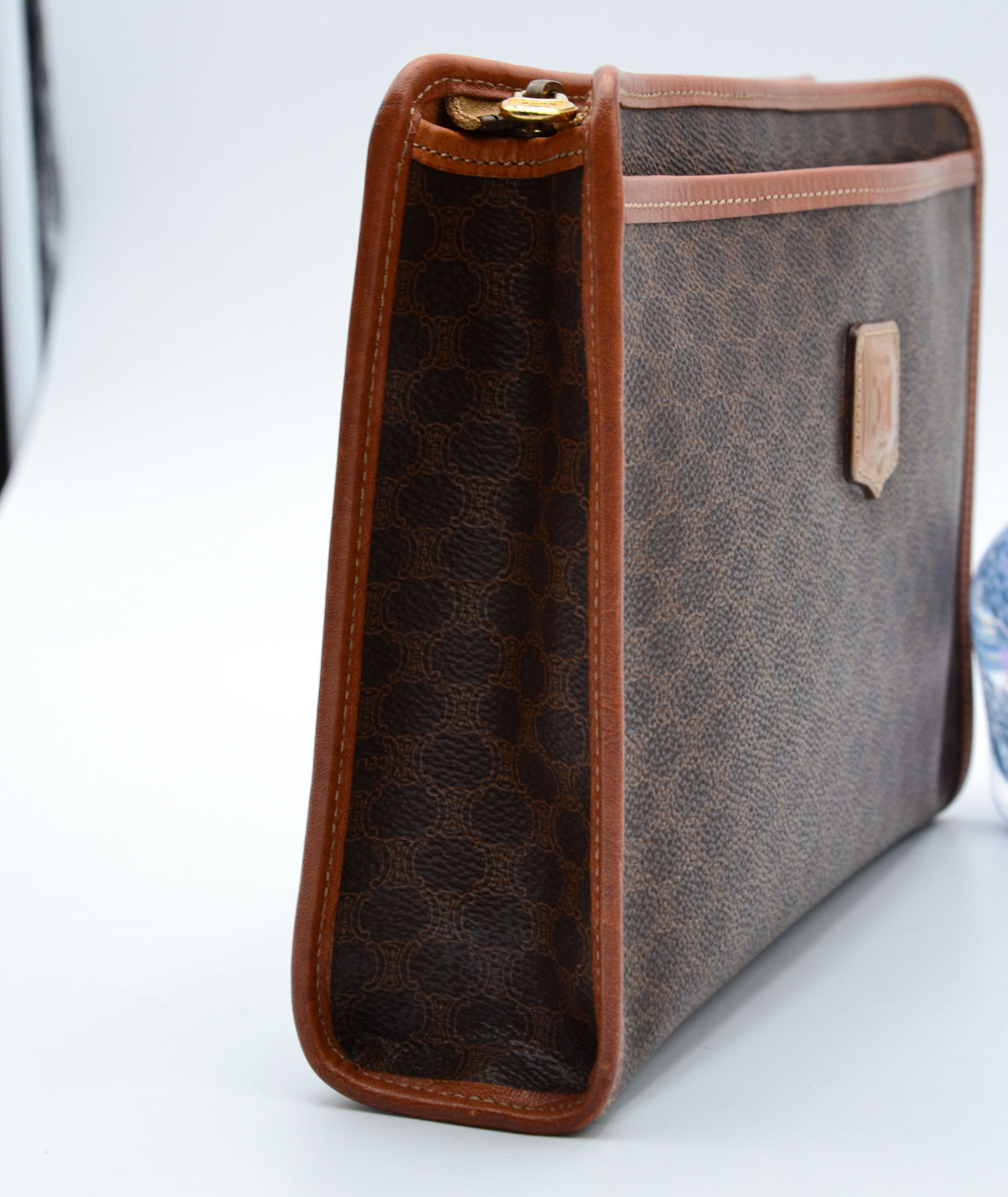 Céline Pochette Vintage Macadam marron