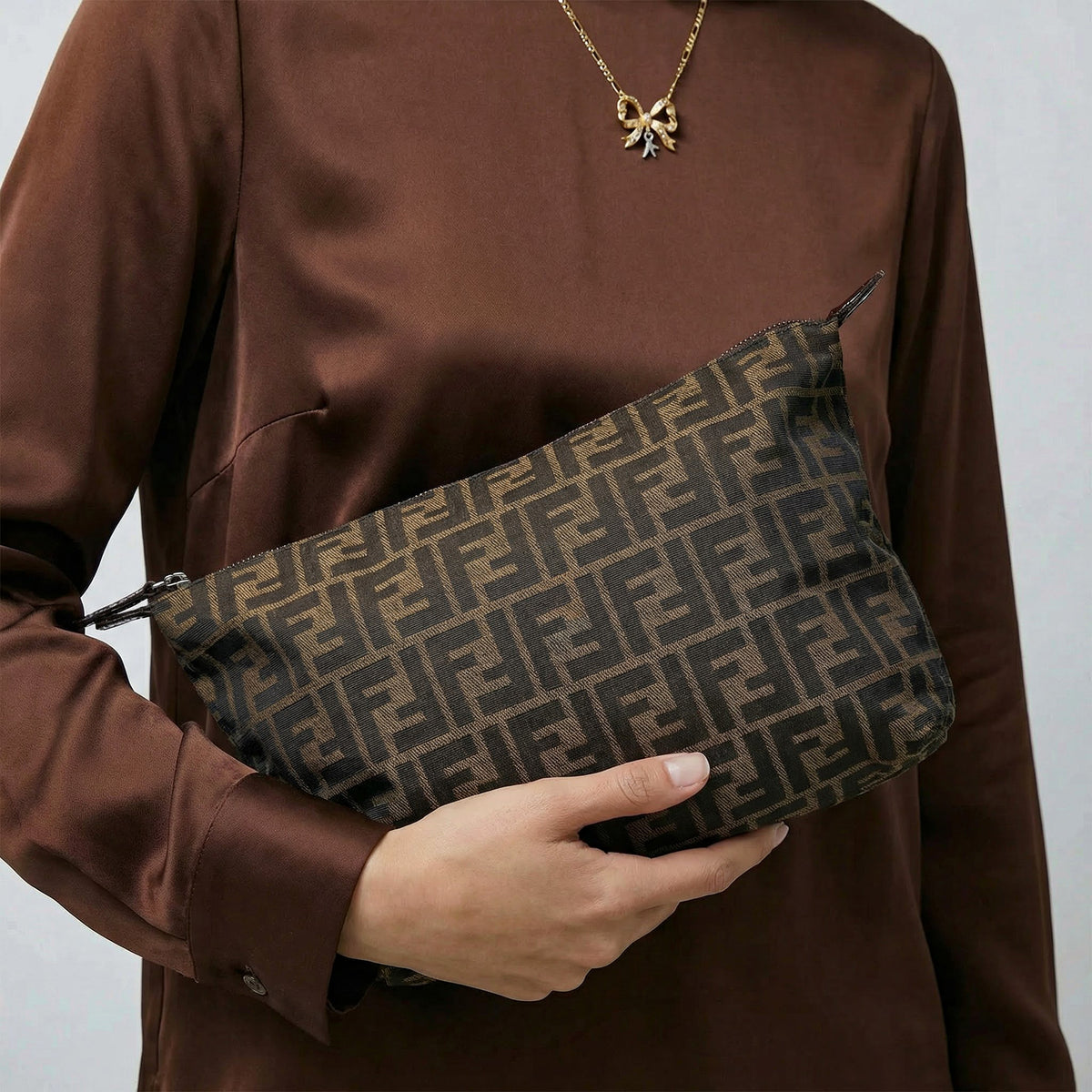 Fendi Trousse de Toilette Nylon Zucca