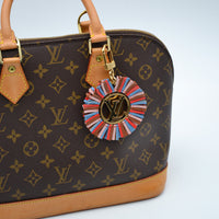 Bijou de Sac Louis Vuitton Cuir Frangé Multicolore