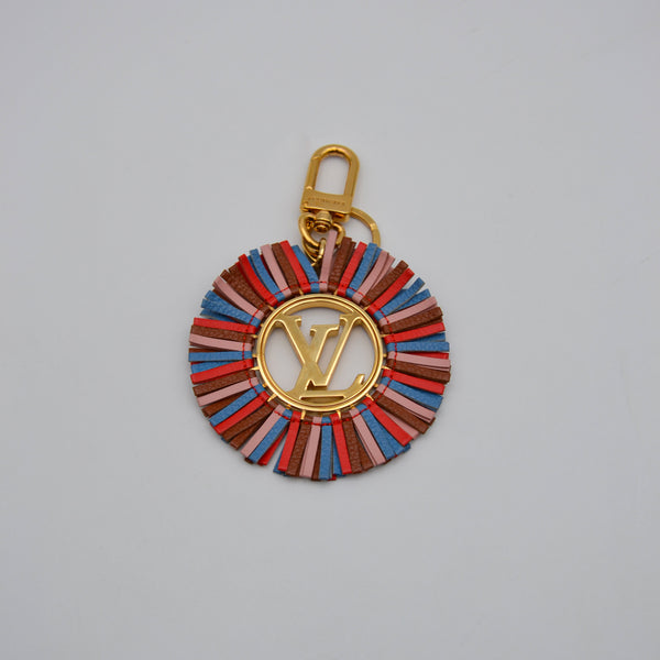 Bijou de Sac Louis Vuitton Cuir Frangé Multicolore