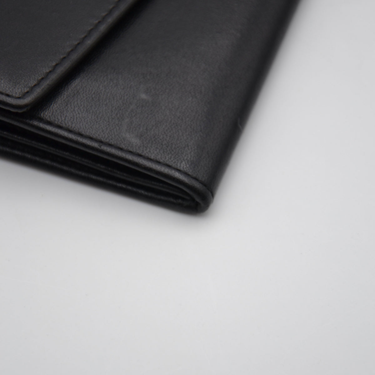 Portefeuille Celine cuir noir